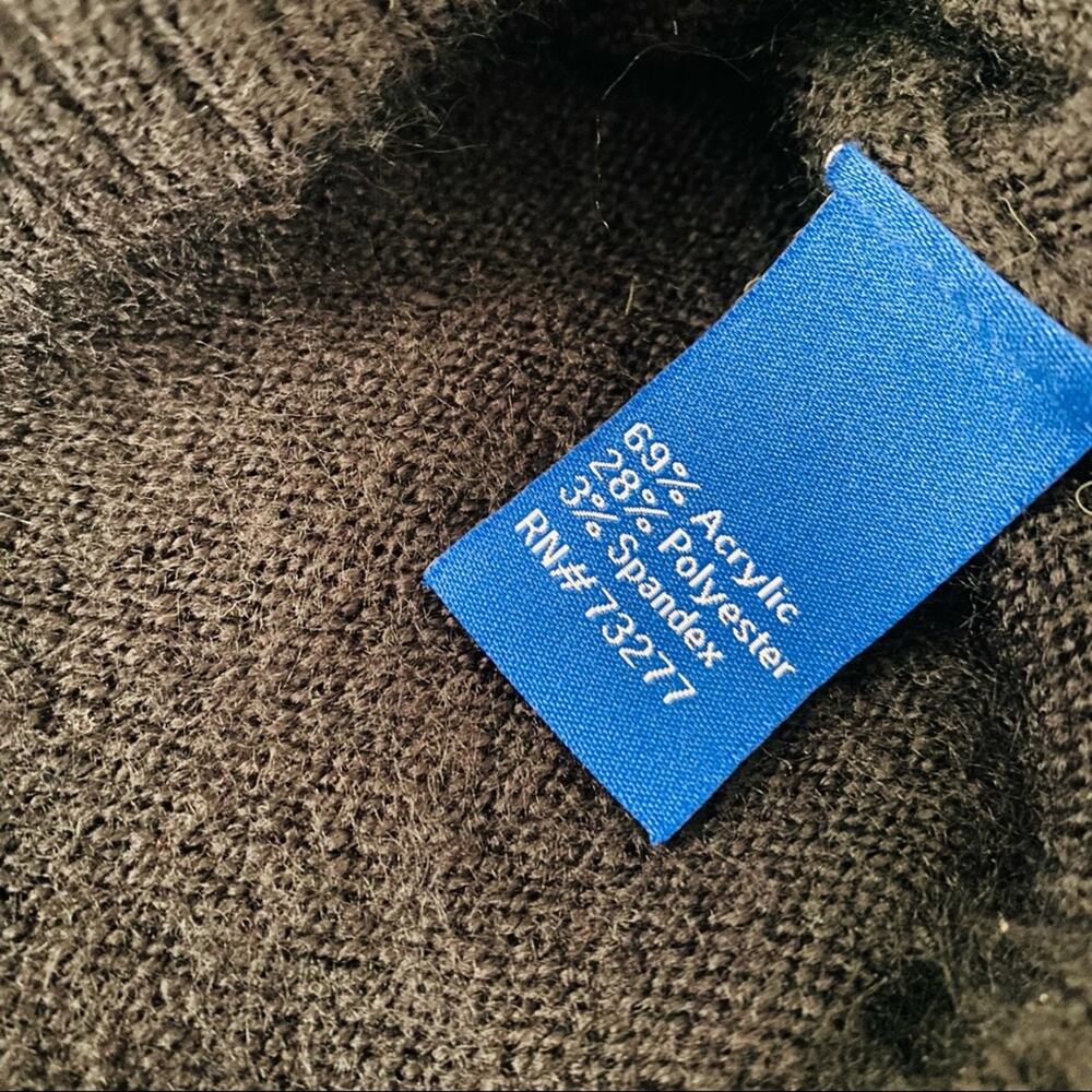 Apt 9 | @ Fold Over Funnel Turtleneck Sweater S - image 3